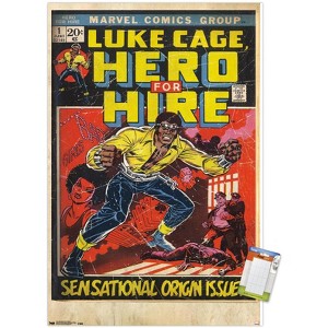 Trends International Marvel Comics - Luke Cage - Hero for Hire Cover #1 Unframed Wall Poster Prints - 1 of 4