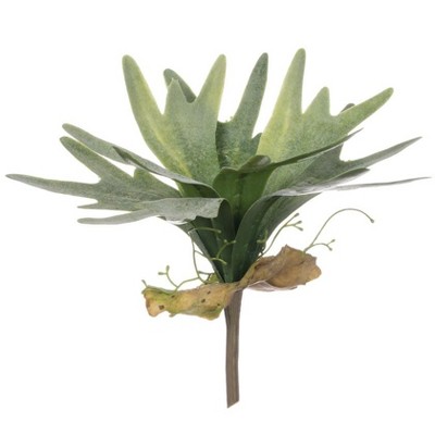 Sullivans Artificial Staghorn Fern Spray 8.5"H Green