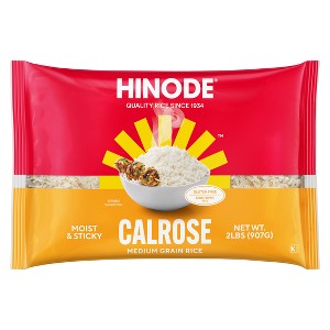 Hinode Medium Grain Silver Pearl Calrose White Rice - 2lbs - 1 of 3