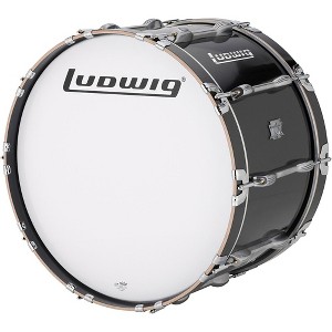 Ludwig Ultimate Marching Bass Drum - Black - 1 of 3