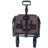 CAVINAS Expandable Dual-Layer Utility Wagon Cart, Lightweight Folding Wagon with 100% Extra Space, Shopping Cart for Camping, Sports - 3 of 4