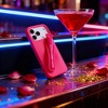 HTUTWOO for iPhone 17 Case, Silicone Shockproof Protective Cover with Lipstick Card Holder Compatible with iPhone 17 Case - 3 of 4