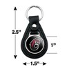 Central Washington University Secondary Logo Black Leather Keychain - 2 of 4