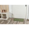 tagltd 1'6" x 2'6" Green Honeysuckle Bee Rectangle Indoor/Outdoor Coir Door Welcome Mat - 3 of 4