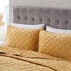 Gracie Mills Gayle 3-Piece Casual Geometric Velvet Quilt Set - 3 of 4
