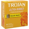 Trojan Ultra Ribbed Premium Lube Condoms - 36ct - image 2 of 3