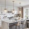 POWLIG 4.72" Modern Pendant Light with Glass Shade, Height Adjustable Chandelier for Kitchen Island, Dining Room or Entryway - 4 of 4