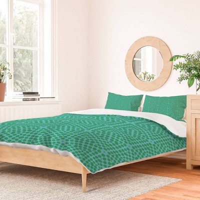 Deny Designs Emmie K Spring Bloom Dot Duvet Set