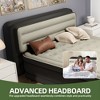 Queen Size Air Mattress with Headboard and Pump, 18in Blow Up Mattress Inflatable Bed for Home & Visitors - 3 of 4
