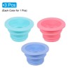 Unique Bargains Silicone Universal Fit Hose Laundry Drain Pipe Sewer Seal Ring 3 Pcs - 3 of 4