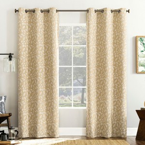 BrylaneHome Satti 100% Blackout Grommet Panel - 1 of 4