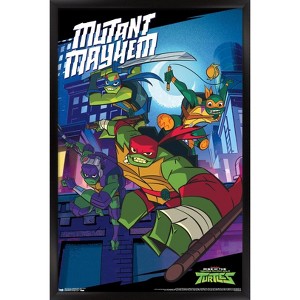 Trends International Nickelodeon Rise of The Teenage Mutant Ninja Turtles - Mayhem Framed Wall Poster Prints - 1 of 4