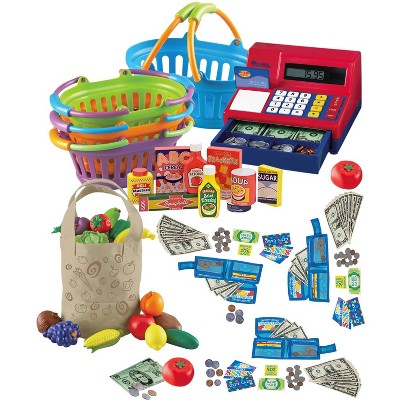 Childcraft Market and Grocery Shopping Roleplay Package, 106 pc