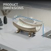 Creative Scents Dublin Decorative Fruit Bowl for Kitchen, Home Décor, Decor Tray for Coffee Table Decor, Living Room Centerpiece, Key/Candy Bowl for Entry Table Decorations - 4 of 4