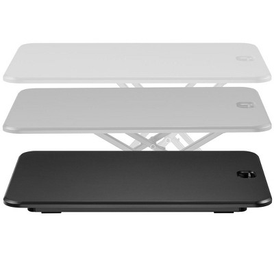 Ultra-Slim Black Adjustable Sit-Stand Desk Converter