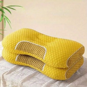 Aghana Digitals Butterfly-Shaped 3D Knitted Cotton Massage Pillow with Slow-Rebound Memory Foam for - 1 of 4