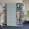 Mlezan 71" Metal Locker: Steel Storage for Bedroom, Gym, School, Office, or Garage.Ideal for Employee or Personal Use. - 2 of 4