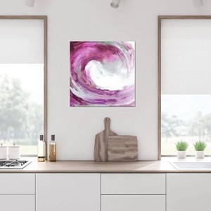 iCanvas Water Collar Pink by PI Studio Canvas Print Wall Art - 1 of 3