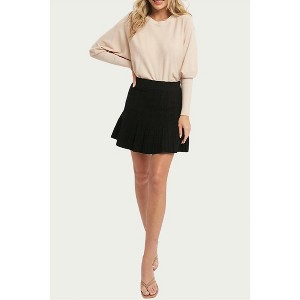 Women's SLOUCHY DOLMAN CREWNECK PULLOVER - BluIvy - 1 of 3