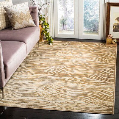 Taupe 63" x 39" Handmade Reversible Wool and Viscose Area Rug