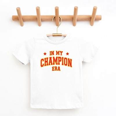 The Juniper Shop Red In My Champion Era Toddler Short Sleeve Tee