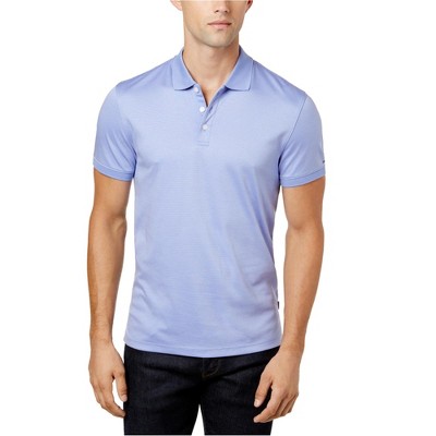 Calvin Klein Mens Striped Contrast Polo Shirt