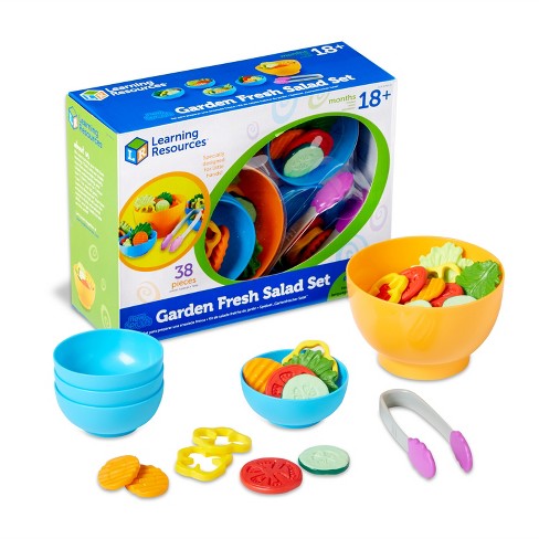 Learning Curve  Exclusive Fruit Salad Prep Board Playset for Kids,  Fruit Salad Puzzle