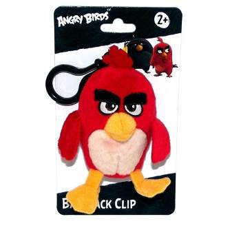 License 2 Play Inc Angry Birds Movie 4.5" Plush Clip On: Red