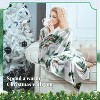 Lomsoe Christmas Elk Throw Flannel Blanket Cozy Warm Throw Blanket with Holiday Themed Print Christmas Gift for Winter Couch Sofa Bed Home Decor - 3 of 4