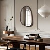 ARTLOGE 28/35in Modern Asymmetrical Wood Framed Wall Accent Mirror - 3 of 4