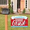 Big Dot of Happiness Nurse Graduation - Medical Nursing Graduation Party Yard Sign Lawn Decorations - Congratulations Party Yardy Sign - 2 of 4