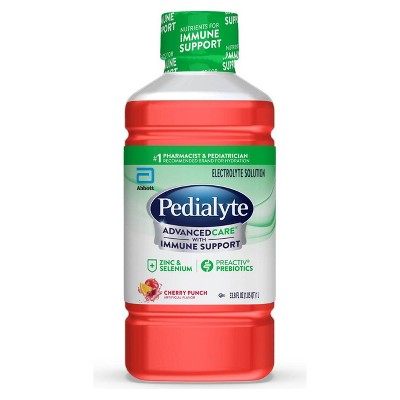 Pedialyte AdvancedCare Electrolyte Solution - Cherry Punch - 33.8 fl oz