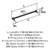 Amerock Faraday Pull for Cabinets, Drawers, and Furniture - 3 of 4