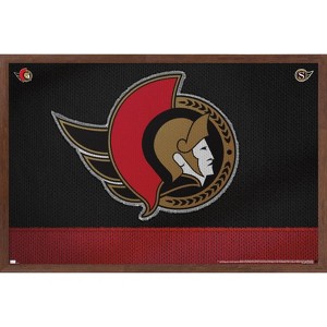 Trends International NHL Ottawa Senators - Logo 20 Framed Wall Poster Prints - 1 of 4