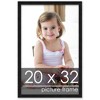 PosterPalooza | Simple Black Picture Frame - UV Acrylic, Foam Board Backing, Hanging Hardware - 2 of 4
