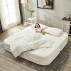 80" Wide Modern Sleeper Sofa with Convertible Chaise and Built-in Blanket for Living Room -3irtyhousy - 2 of 4