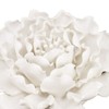 D5.9x2.8inHandmade Cream Ceramic Flower Wall Decor Accent - 3 of 4