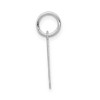 Black Bow Jewelry 14k White Gold, Jersey Collection, Small Number 9 Pendant - 2 of 4