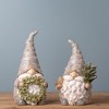 Melrose Pine Tree Trunk Gnome (Set of 2) - 3 of 4