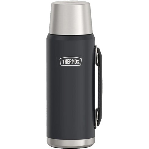 ThermoFlask 24 oz Insulated Stainless Steel Straw Tumbler, Midnight 
