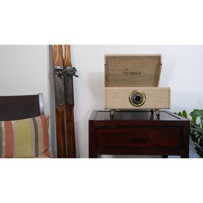 Victrola Highland Espresso 3-Speed Bluetooth Record Player with FM Radio