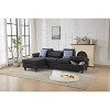 TiramisuBest Hidden Storage Units with Matching Accent Pillows for Modular Modern Homes, Black & Gray - 2 of 4