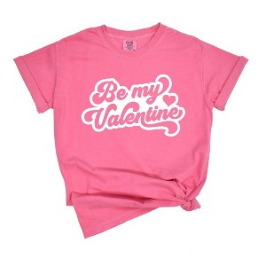 Simply Sage Market Women's Be My Valentine Retro Short Sleeve Garment Dyed Tee - 1 of 4