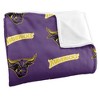 Minnesota State University Mankato Logo Pattern Silky 50x60 Blanket, 1 Sided - 3 of 4