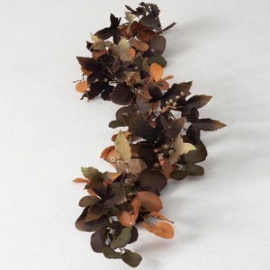 Sullivans 4' Eucalyptus Artificial Garland, Brown - 1 of 3