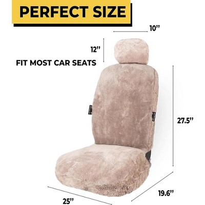 Auto Accessories | Headlight bulbs | Car Gifts ZONETECH Car Seat Covers Full Set,Sheepskin Winter Wool Auto Accessories for All Season Protection of Your Seats,Include Front&Rear Seat Cover (Deep Blue