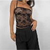 Women's Sheer Floral Lace Tank - NIA - 3 of 4