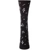 Memoi Women's "Musical Notes" Cashmere Blend Novelty Crew Sock Black 9-11 - 2 of 4