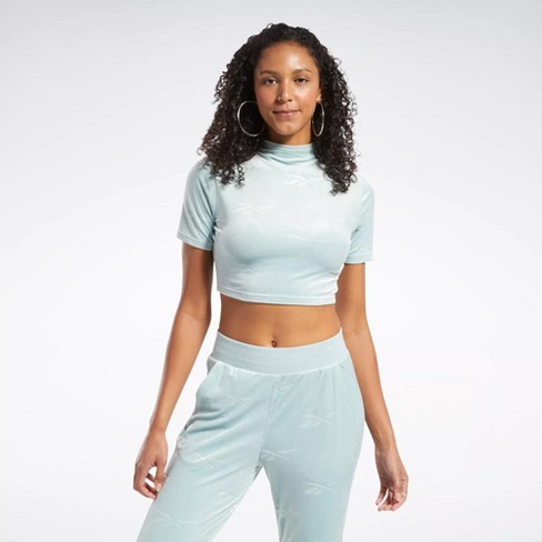 Reebok Classics Energy Tight Top Womens Athletic T-shirts X Small Seaside  Grey : Target