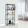 5-Tier Storage Shelf,Metal Storage Shelves,Compact Shelving Display Unit,Home Kitchen Microwave Oven Rack Organizer - 2 of 4